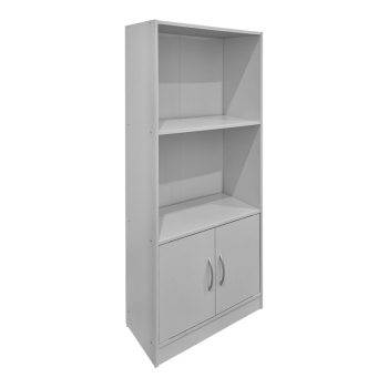 Βιβλιοθήκη Tekaro pakoworld λευκή 60x30x120εκ 383-000156