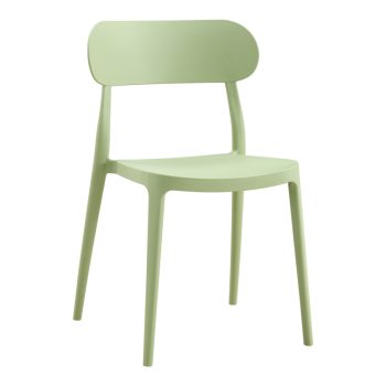 Καρέκλα Amvroan στοιβαζόμενη pakoworld με UV protection pp μέντα 51x49x79.5εκ 262-000055