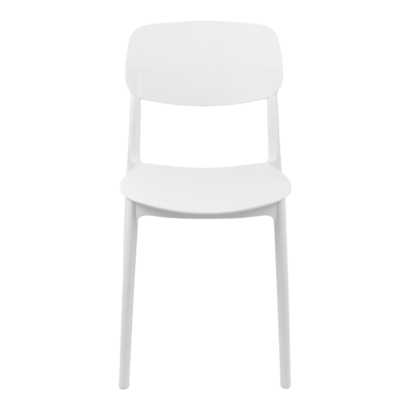 Καρέκλα Berdian στοιβαζόμενη pp λευκό 38x49x79εκ - Image 4