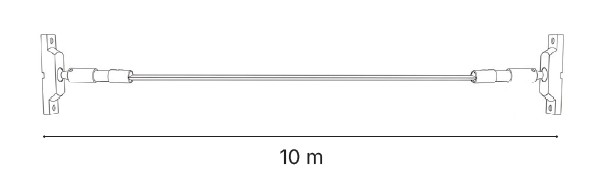 Inlight Skyline Light-10 Meters Long 3000K (43058-Black) - Image 4
