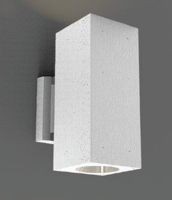 Alternative view of it-Lighting Palmyra E27 Outdoor Wall Lamp with Up and Down light White (80203924)