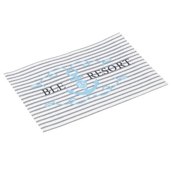 INART S/6 ΣΟΥΠΛΑ ΥΦΑΣΜ. BLE RESORT 45X30 Φυσικό μπεζ    Χαρτί 3-60-748-0009